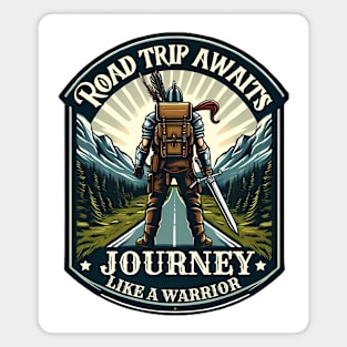 Road Trip Warrior Magnet